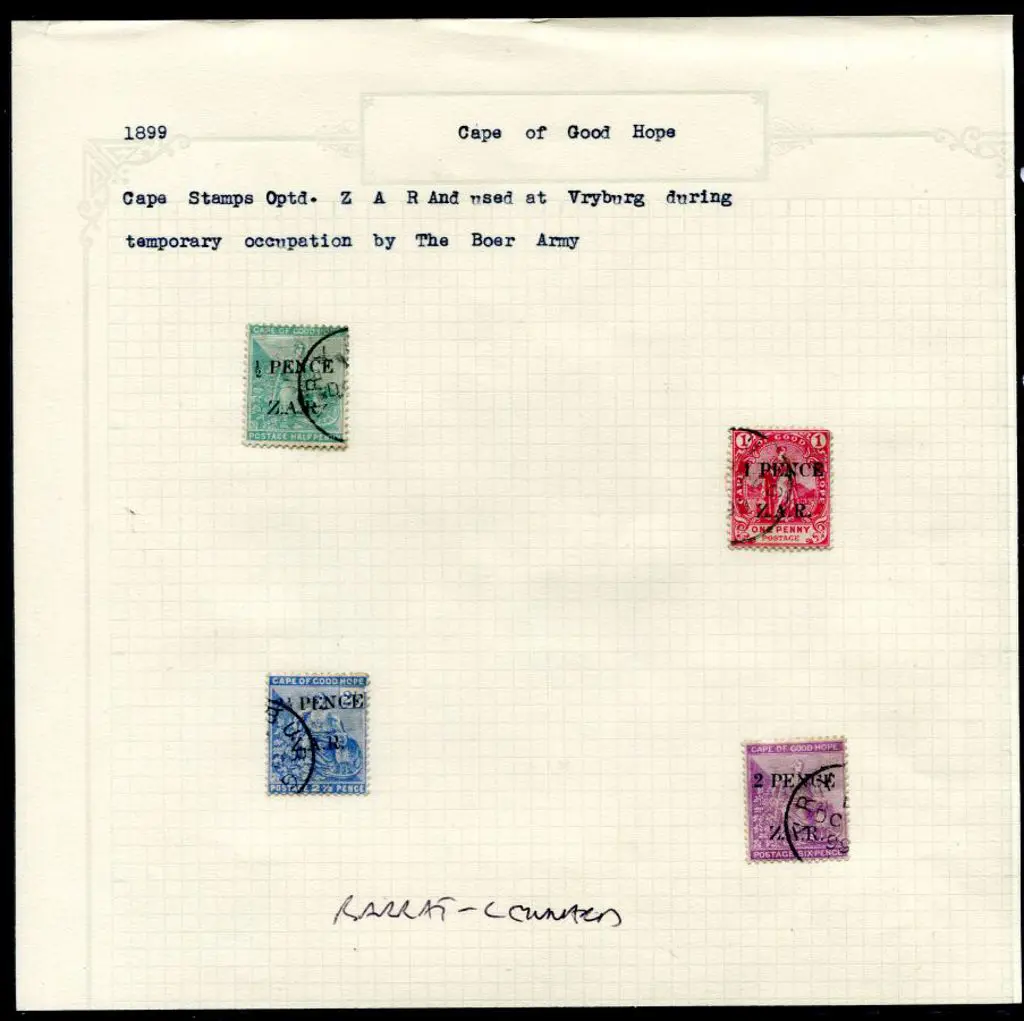 South Africa - Cape of Good Hope 1899 COGH ½d, 1d, ... Image 1++