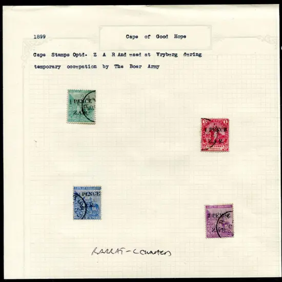 South Africa - Cape of Good Hope 1899 COGH ½d, 1d, ...