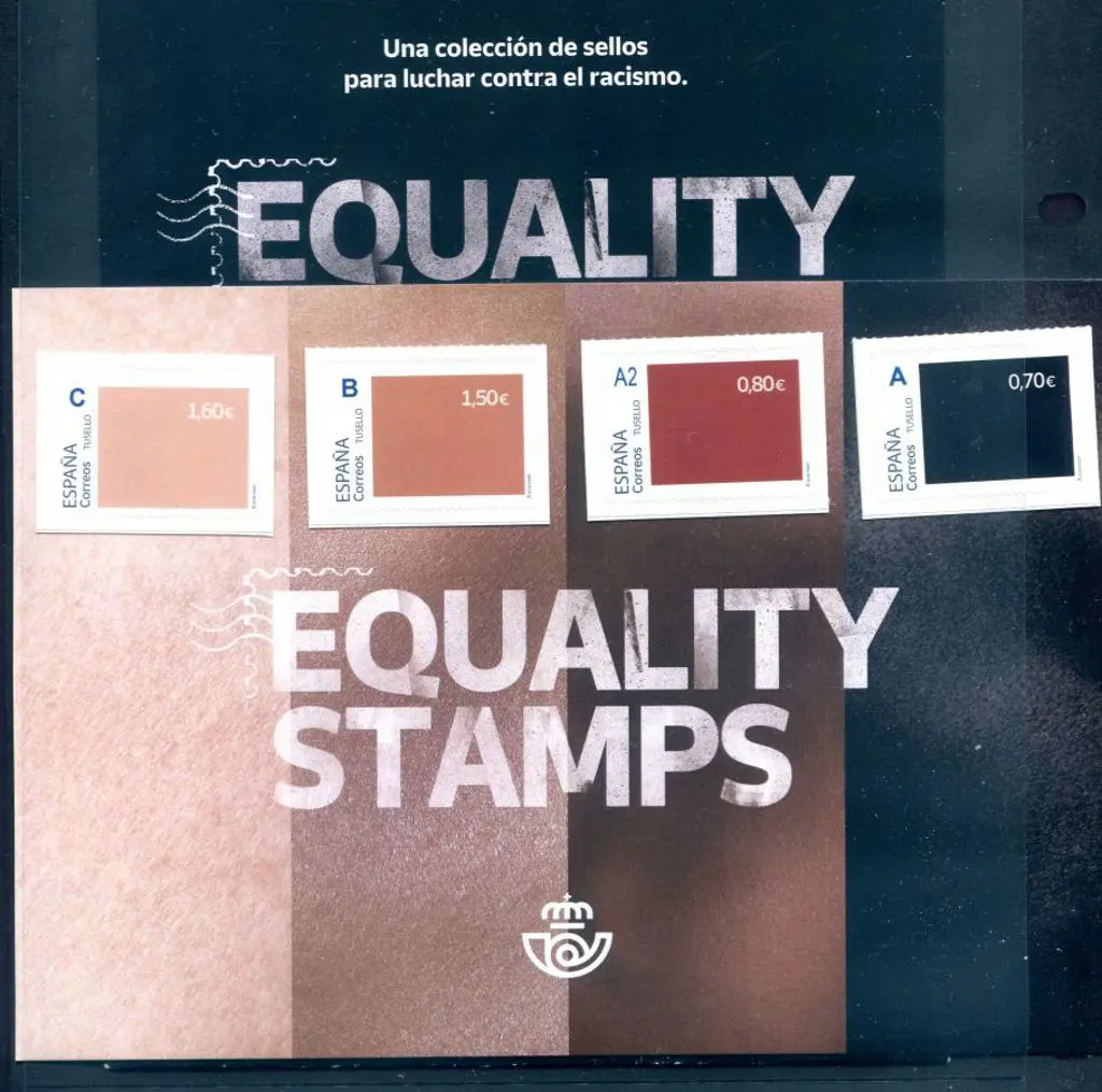 Spain 2021 "Equality Stamps" set of 4 in pres ... Image 1++