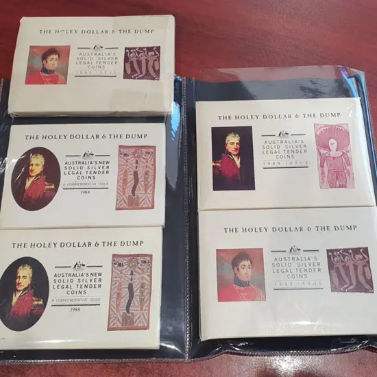 1988, 1989 & 1990 "The Holey Dollar & The Dump" ...