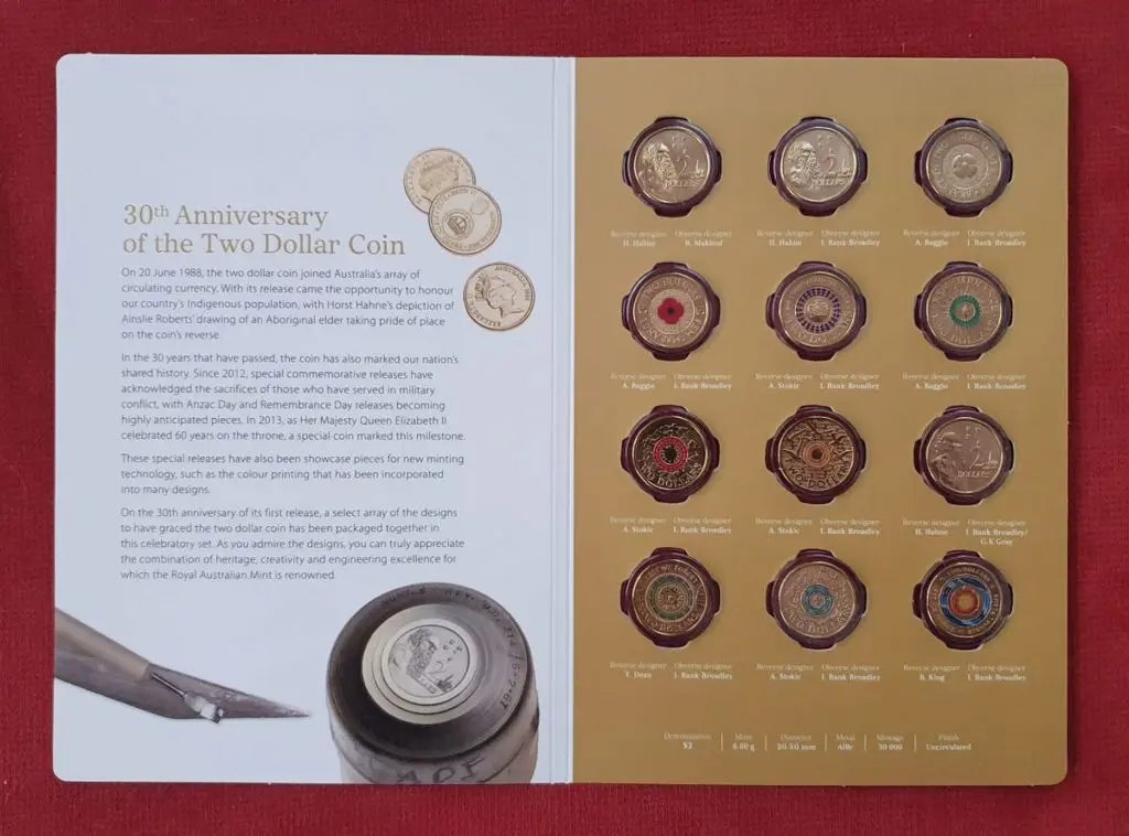 2018 "30th Anniversary of the Two Dollar Coin" RAM ... Image 1++