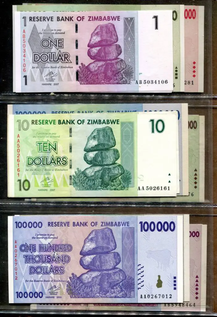 Zimbabwe Inflation notes from $1 through to ... Image 1++