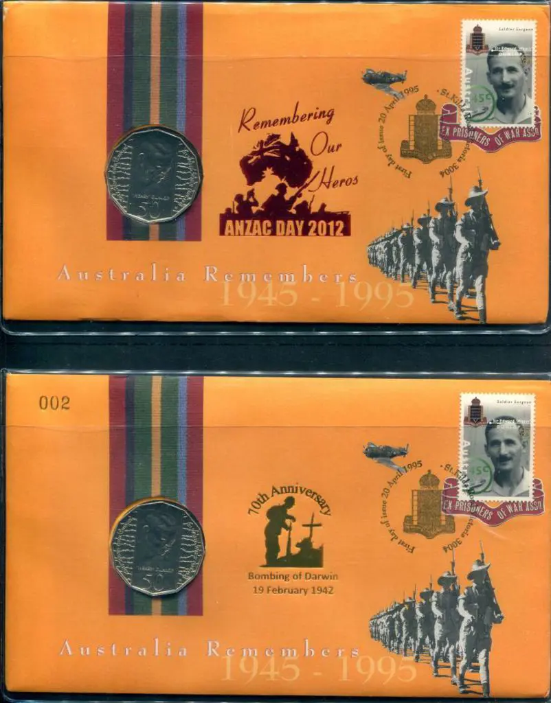 1995 (20th Apr) "Australia Remembers" with 45c ... Image 1++