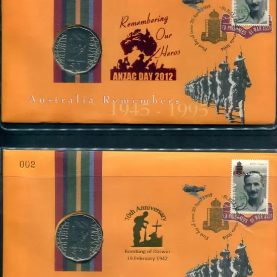 1995 (20th Apr) "Australia Remembers" with 45c ...