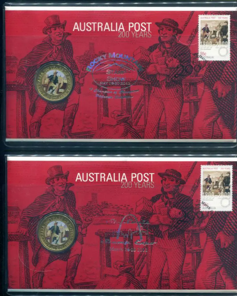 2009 (25th Mar) Aust Post 200 Years as above with ... Image 1++