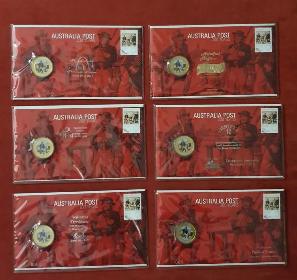 2009 (25th Mar) Aust Post 200 Years group of 6 ... Image 1++