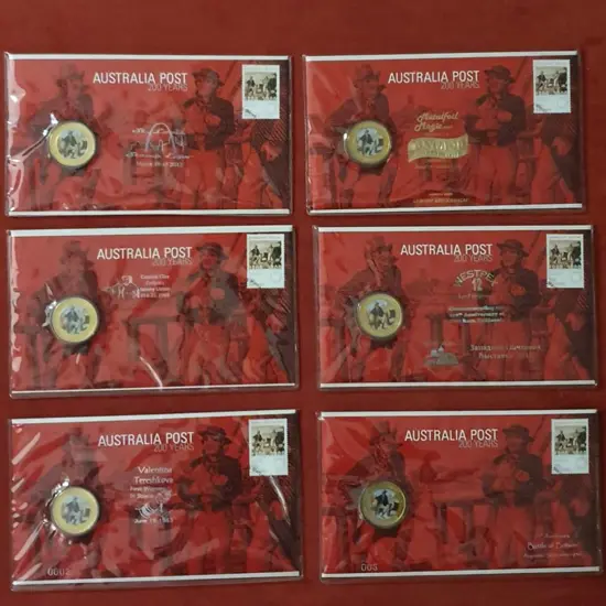 2009 (25th Mar) Aust Post 200 Years group of 6 ...
