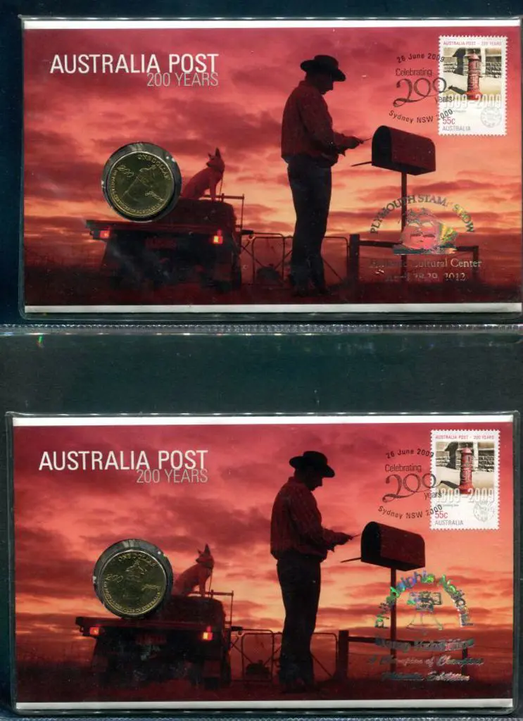 2009 (26th June) Aust Post 200 Years with $1 RAM ... Image 1++