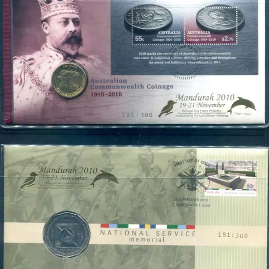 2010 (23rd Feb) Coinage & 2010 (8th Sept) National ...