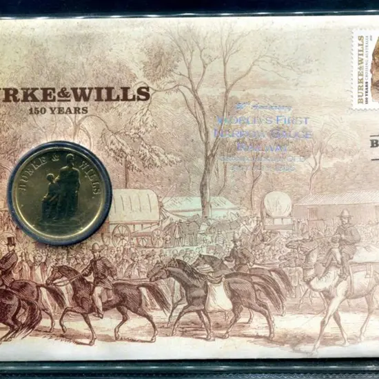 2010 (3rd Aug) Burke & Wills with 60c commem & $1 ...