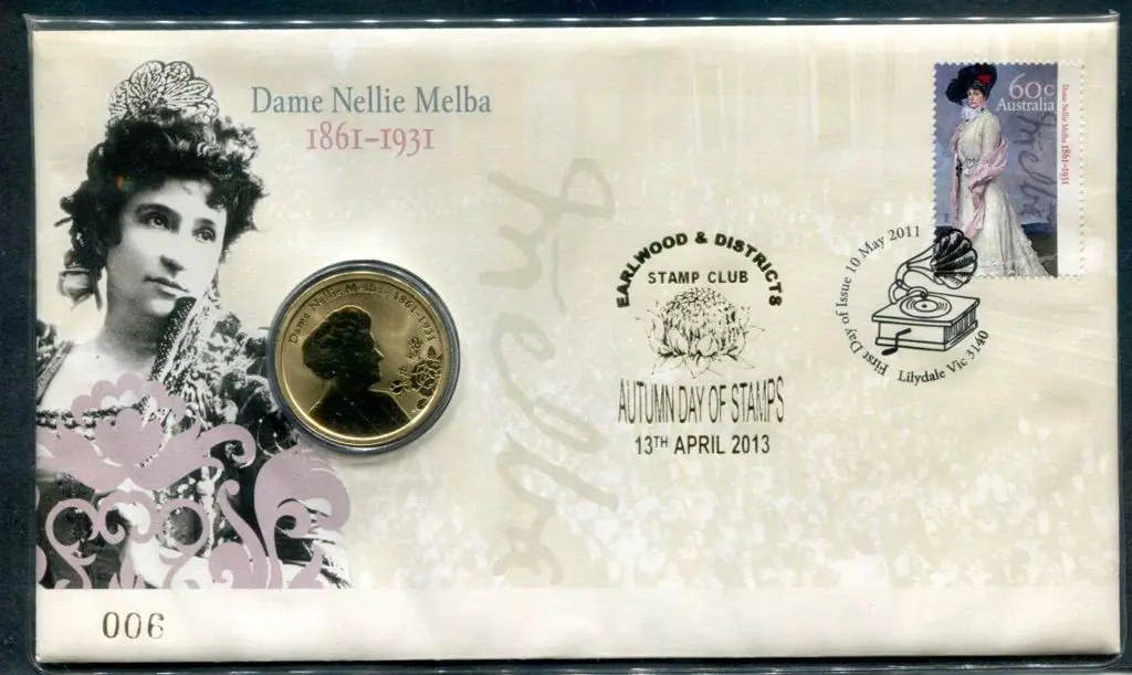 2011 (10th May) Dame Nellie Melba with pictorial ... Image 1++
