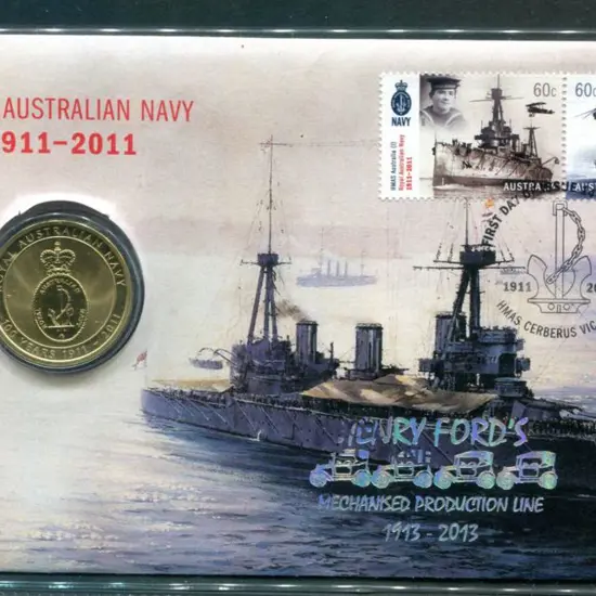 2011 (14th June) Navy Centenary with matching ...