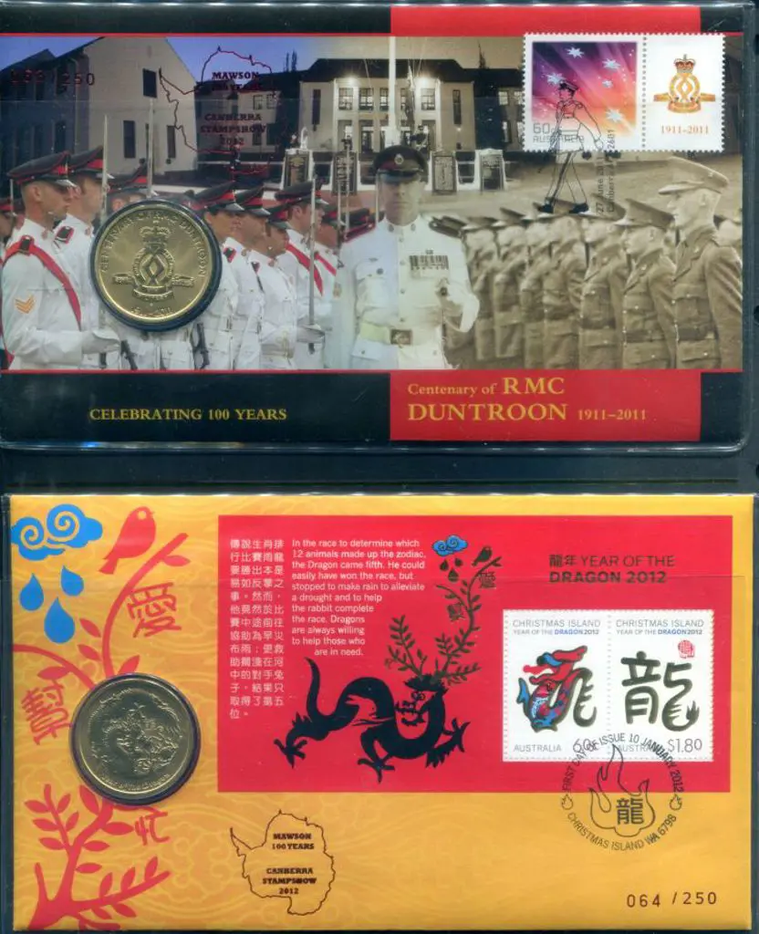 2011 (27th June) Duntroon Cent with tabbed stamp & ... Image 1++