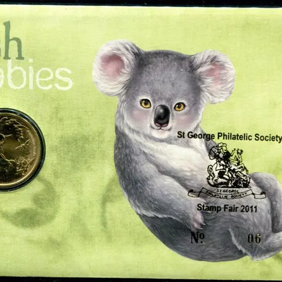 2011 (1st July) Bush babies Koala with $2.35 Int ...