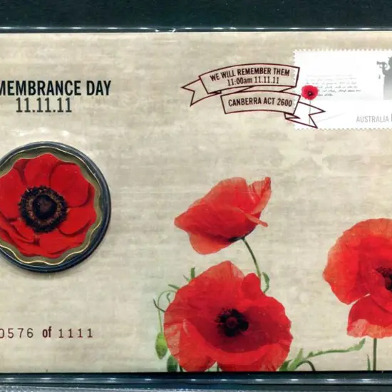 2011 (2nd Nov) Remembrance Day 11.11.11 with $5 ...