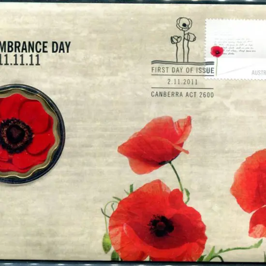 2011 (2nd Nov) Remembrance Day 11.11.11 with $5 ...