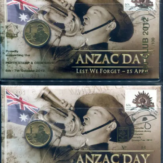 2012 (17th April) Anzac Day as above but x 5 with ...