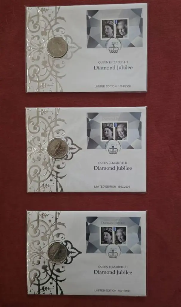 2012 (1st June) QEII Diamond Jubilee with GB £5 ... Image 1++