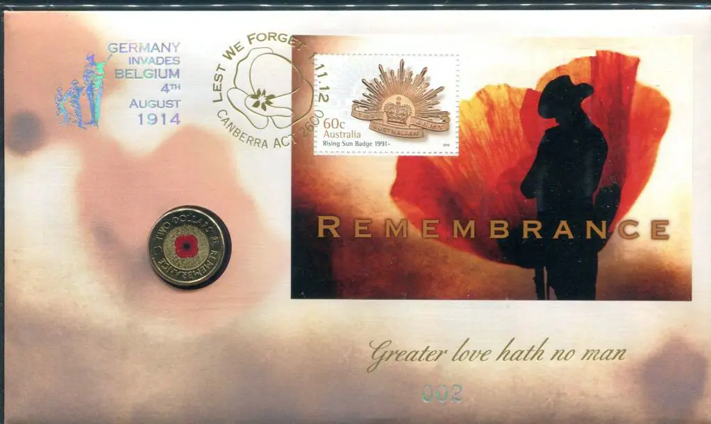 2012 (1st Nov) Remembrance as above but ovptd ... Image 1++