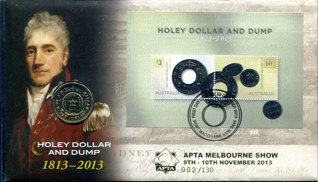 2013 (22nd Oct) Holey Dollar & Dump with matching ... Image 1++