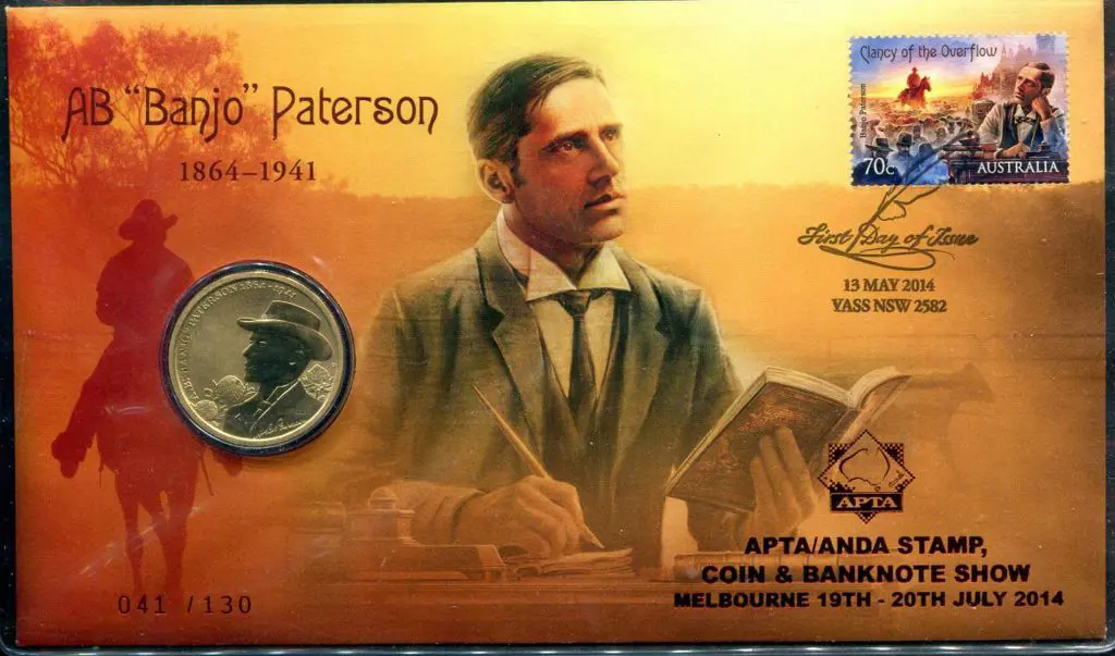 2014 (13th May) Banjo Paterson with matching 70c ... Image 1++