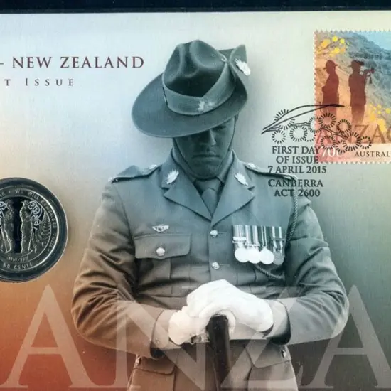 2015 (7th Apr) Aust-NZ Joint ANZAC issue with both ...