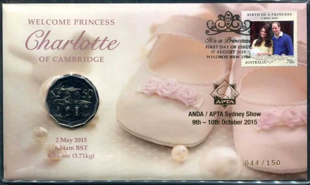 2015 (25th Aug) "Welcome Princess Charlotte" with ... Image 1++