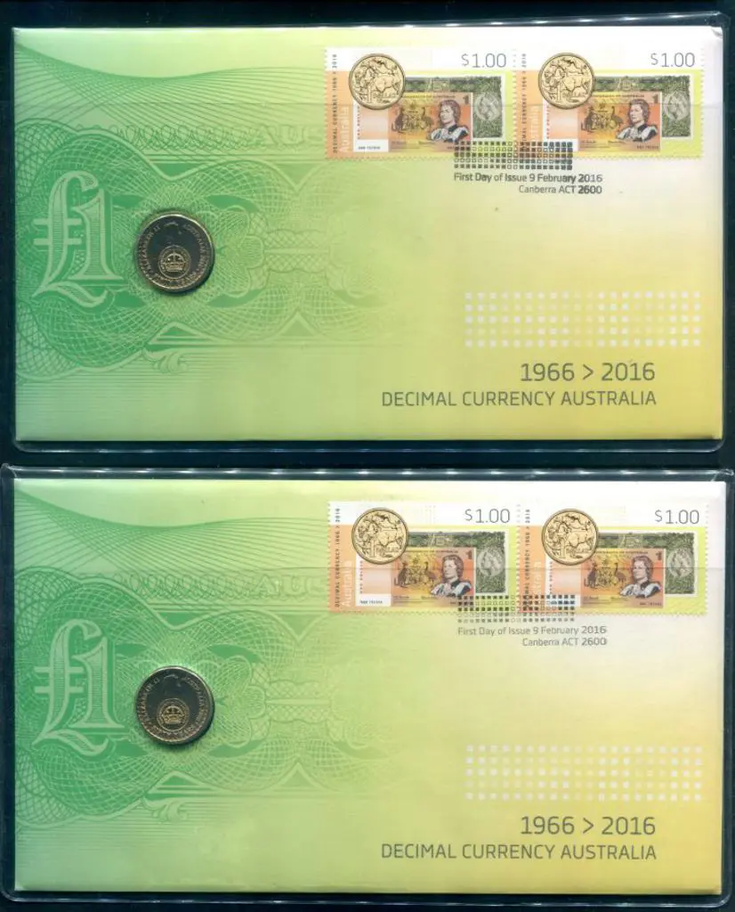 2016 (9th Feb) $2 coin Decimal Currency Anniv RAM ... Image 1++