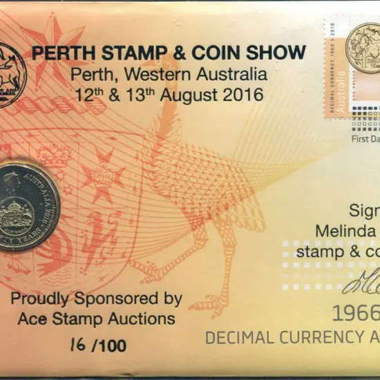 2016 (9th Feb) Decimal Currency Anniv with $1 ...