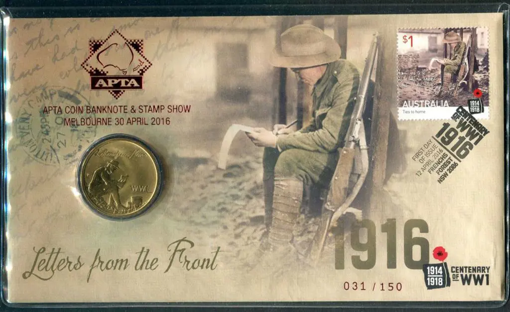 2016 (12th April) 1916 WWI "Letters from the ... Image 1++