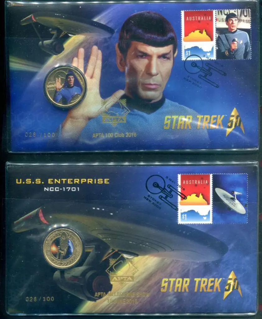 2016 (3rd May) Spock & USS Enterprise Star Trek ... Image 1++