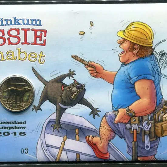 2016 (16th Aug) "Aussie Alphabet" with $1 stamp & ...