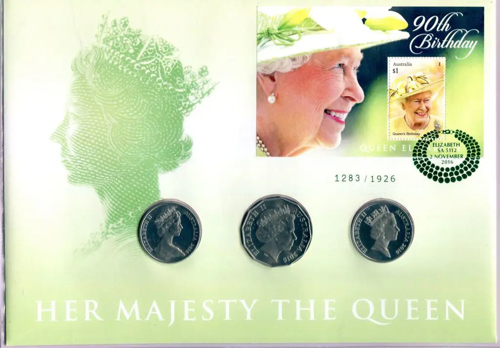 2016 (2nd Nov) QEII 90th B'day large PNC with 20c ... Image 1++