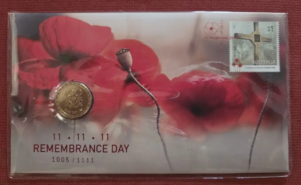 2016 (11th Nov) Remembrance Day 11.11.11 $1 ... Image 1++