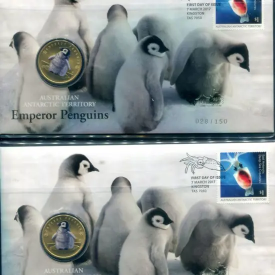 2017 (7th Mar) AAT Emperor Penguins with matching ...