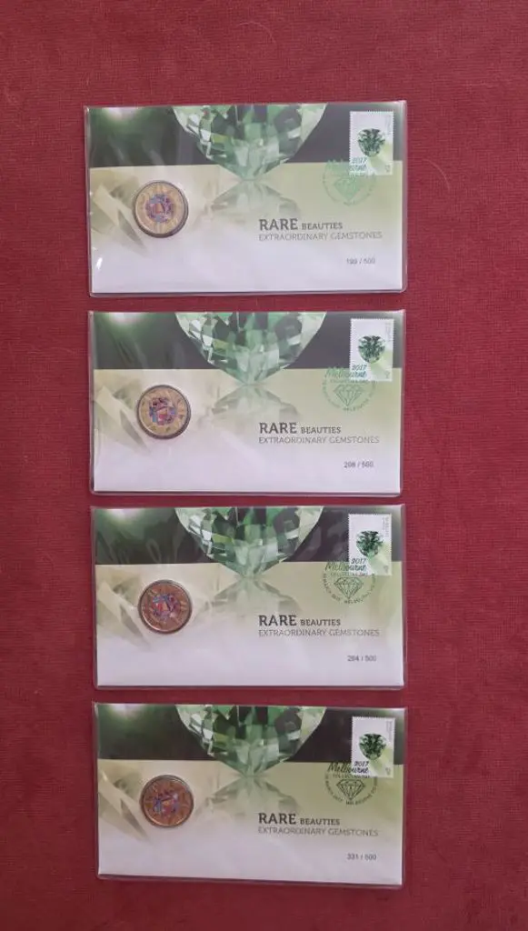 2017 (30th Mar) "Rare Beauties" Gemstones with $2 ... Image 1++