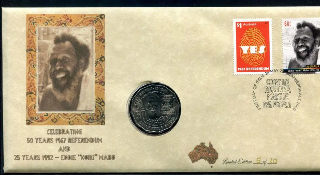 2017 (24th May) 50th Anniv of 1967 Referendum 50c ... Image 1++
