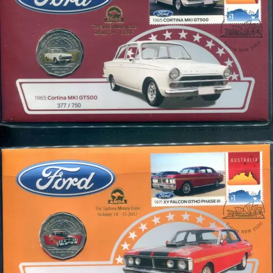 2017 (14th Oct) Ford Cortina & Falcon GTHO pair ...