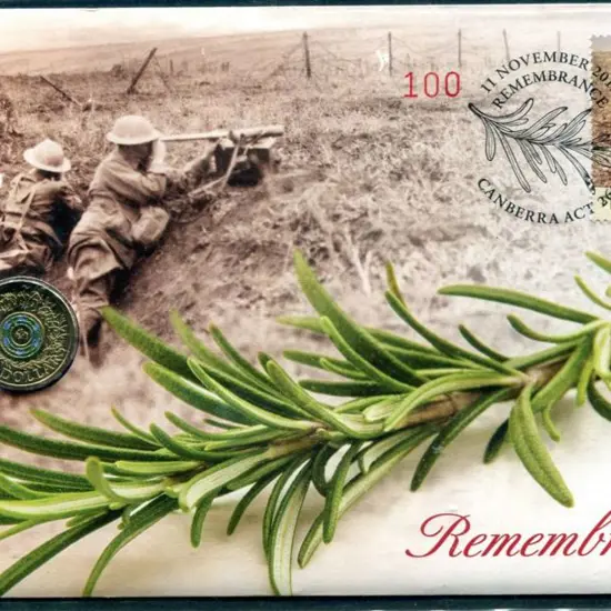 2017 (11th Nov) Remembrance with $1 Charles Bean & ...