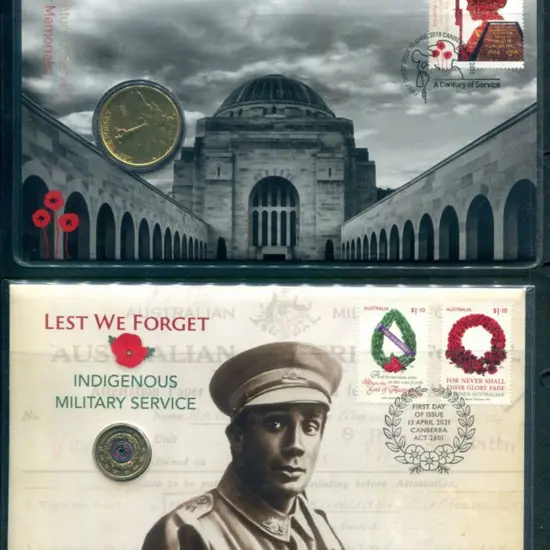 2018 (10th Apr) War Memorials with $1 Tomb of ...