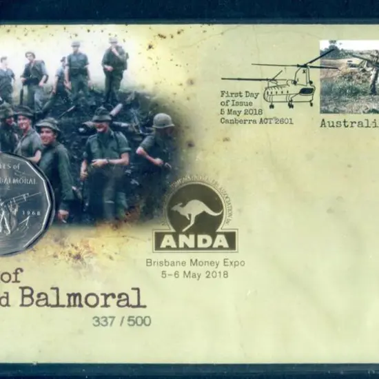 2018 (5th May) Battles of Coral & Balmoral 50c ...