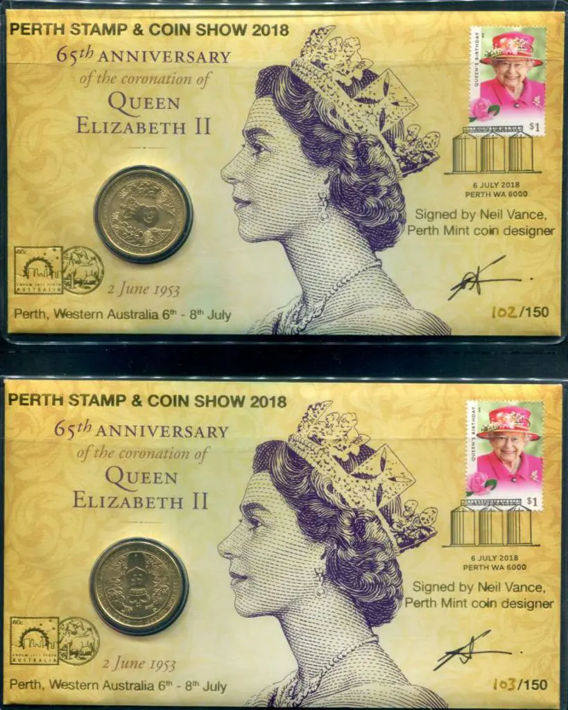 2018 (6th July) QEII 65th Coronation Anniv PNC ... Image 1++