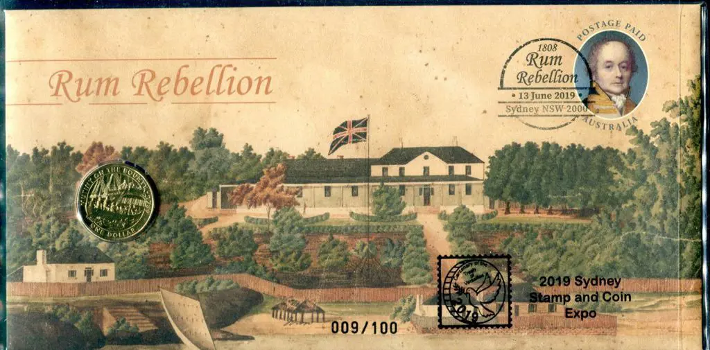 2019 (13th June) Rum Rebellion Postage Paid ... Image 1++