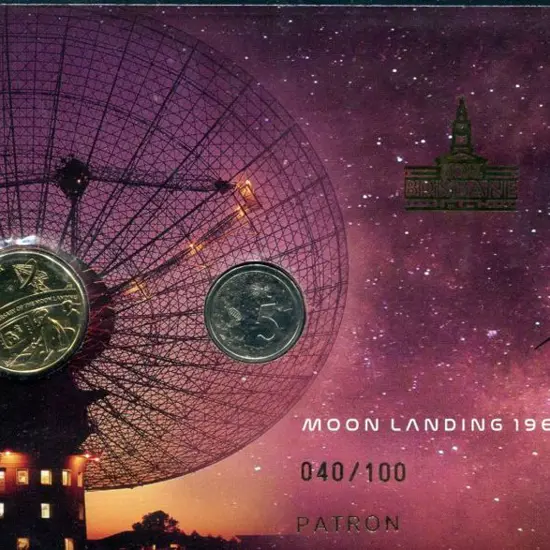 2019 (16th July) 50th Anniv Moon Landing with $1 ...