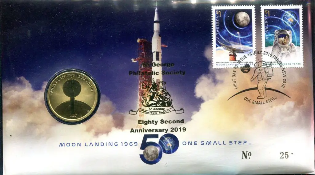 2019 (16th July) 50th Anniv Moon Landing with ... Image 1++