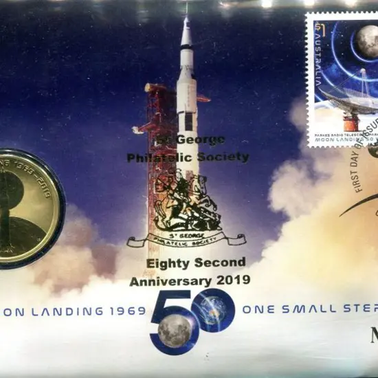 2019 (16th July) 50th Anniv Moon Landing with ...