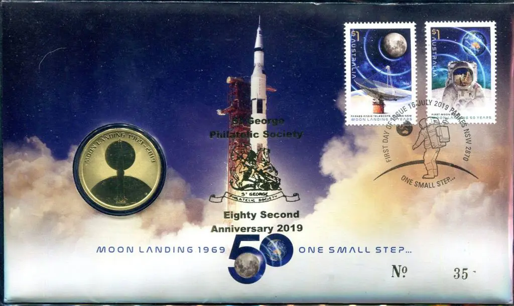 2019 (16th July) 50th Anniv Moon Landing as above ... Image 1++