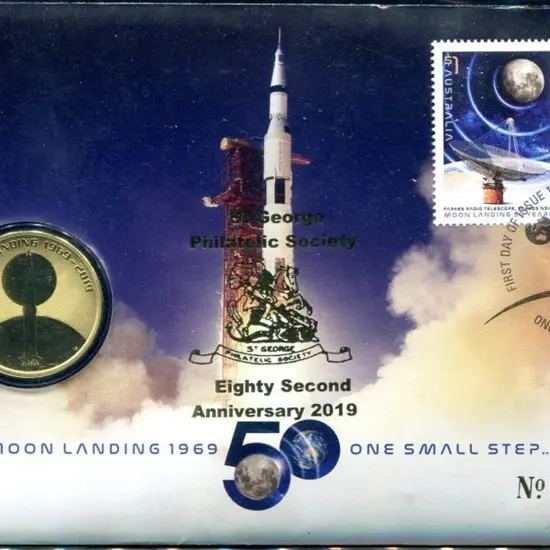 2019 (16th July) 50th Anniv Moon Landing as above ...