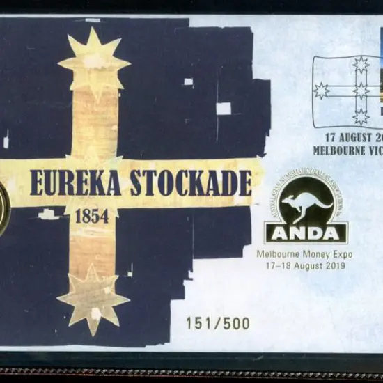 2019 (17th Aug) Eureka Stockade Postage Paid env ...