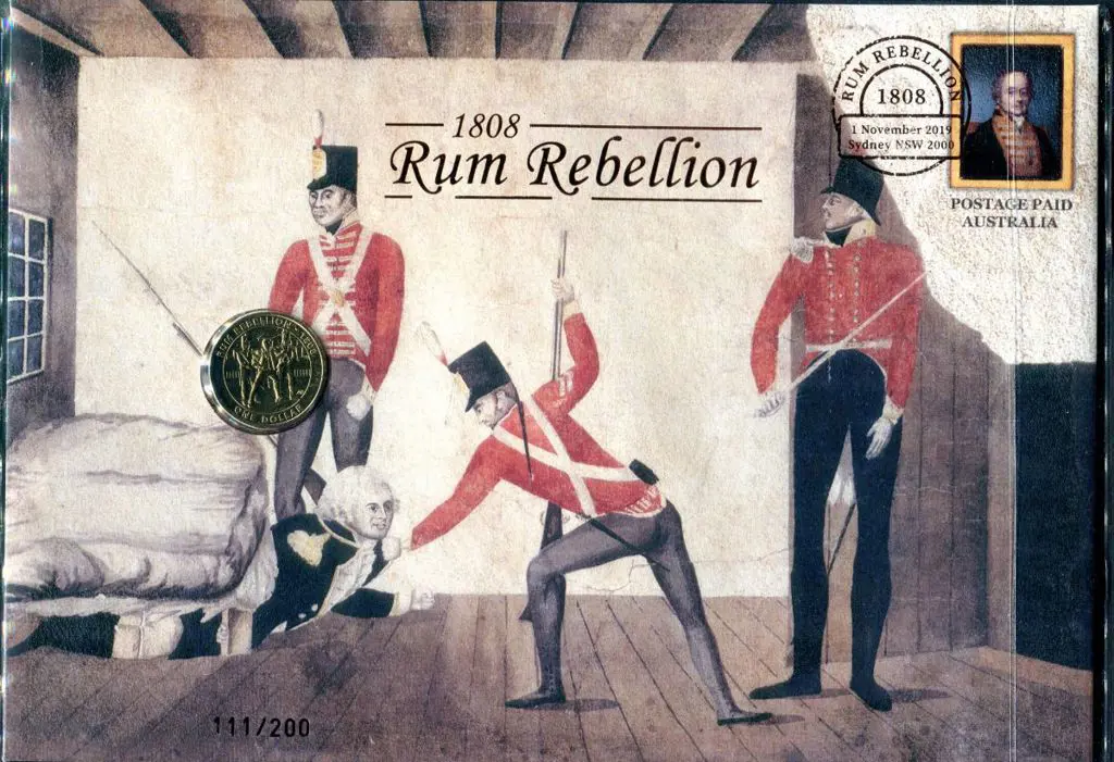 2019 (1st Nov) Rum Rebellion large Postage Paid ... Image 1++